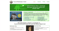 Desktop Screenshot of concordbankruptcy.com